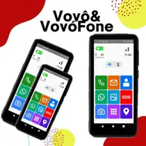 Vovô&vovófone do idoso 4g 32gb botão sos zap zap - SAMSUNG