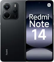 Xiaomi Redmi Not 14 258GB / 8GB de RAM, Preto, Camera 108 Mpx, Bluetooth 5.3, 5G, Dual SIM, Versão de Lançamento