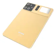 Tablet Smartphone Teclado Capa Caneta Touch 128gb + 6gb Ram - Dourado