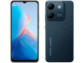 Smartphone Infinix Smart 7 64GB Preto 4G MediaTek 3GB RAM 6,6" Câm. 13MP + Selfie 5MP Dual Chip
