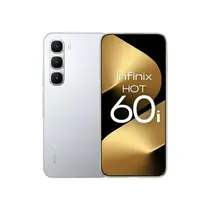 Smartphone Infinix HOT 60i, 256GB, 8GB RAM 8GB Expansível, Android 15, Tela 6,7 polegadas, Câmera 50MP Frontal 8MP, Bateria 5.160mAh, Dual Chip 4G
