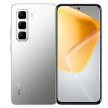 Smartphone Infinix HOT 50 Pro 256GB 16GB RAM Dual SIM com NFC Sleek Black Tela 6.78, Versão Global, Celular cinza
