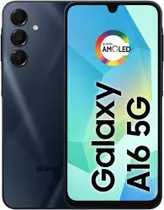Smartphone Samsung Galaxy A16 5G 128GB, 4GB RAM, Bateria durável e suporte a redes 5G - Preto