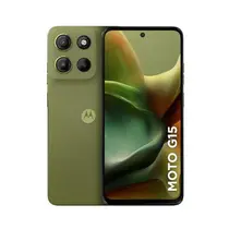 Celular Smartphone Motorola Moto G15 4G 256gb 4Gb RAM e 8Gb RAM Boost XT2521 Cam 50mpx 5200Mah Tela FHD 6.7 NFC Verde