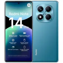 Smartphone Xiaomi Note 14 Pro 256GB 8GB ram Azul 4G, Proteção Gorilla Glass, Câmera Tripla