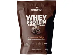 Whey Protein Concentrado Emana Chocolate Belga