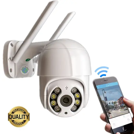 Câmera Externa Ip Prova D'água Infravermelho Externa Wifi Hd - IP CAMERA