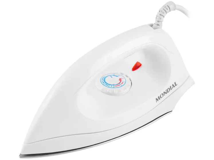 Ferro de Passar Roupa a Seco Mondial FSN-55-B Branco