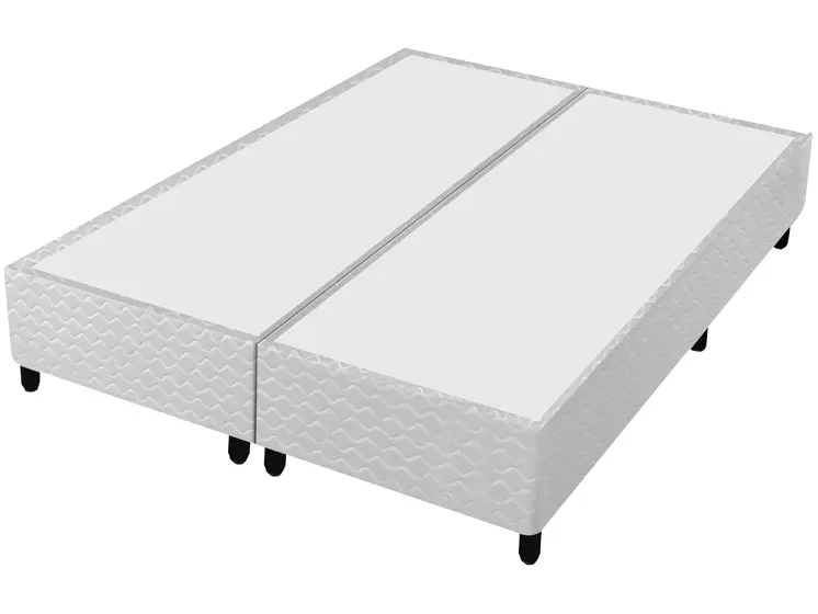 Base Cama Box Queen Gazin Bipartido 27x158x198cm - Diamond Blue