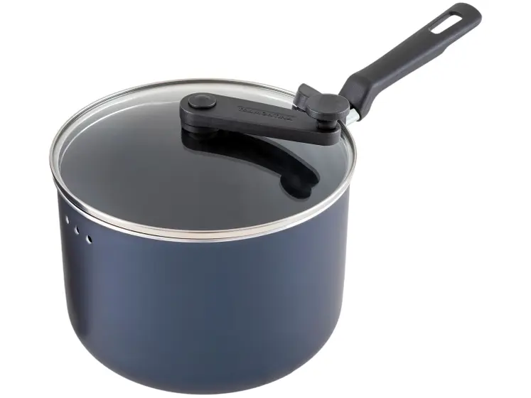 Panela Pipoqueira Tramontina Antiaderente de Alumínio 3,5L 20cm Azul Ravena