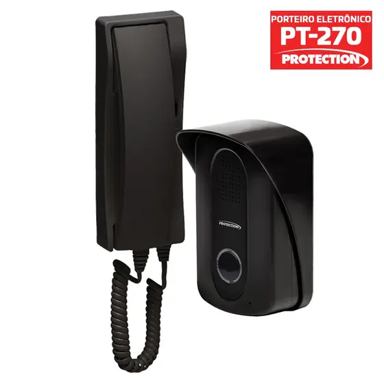 Porteiro Eletrônico Interfone Residencial Inviolável PT270 Protection