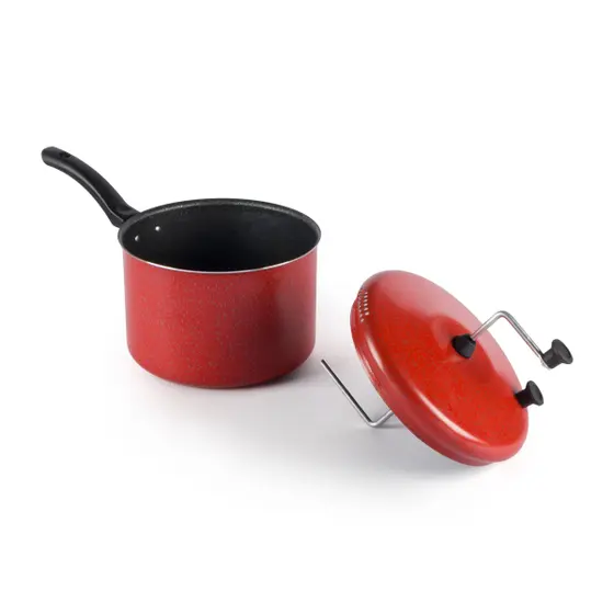 Pipoqueira Antiaderente 20cm 4L Preto Nacional - Alumínio Nacional