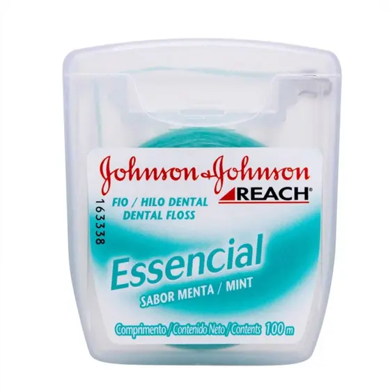Fio Dental J&J Reach Essencial Menta 100m - Johnson&Johnson