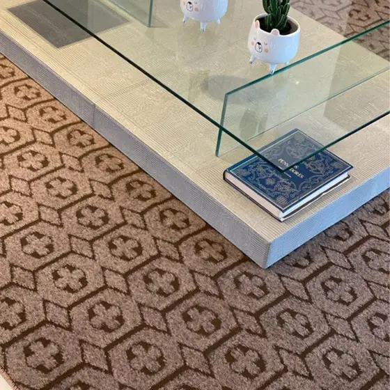 Tapete Para Sala Quarto 1,00 x 1,50 Facil Limpeza Estampa Geométrica - Barbalius