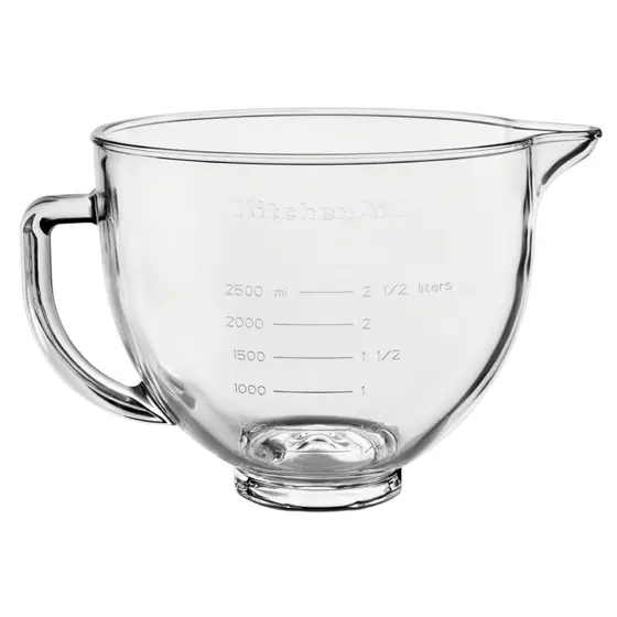 Tigela de Vidro Lisa para Stand Mixer - KIQ09BB - KitchenAid