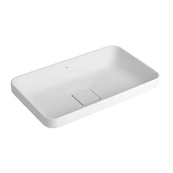 Cuba de Sobrepor para Banheiro Slim Retangular L23050 Branco - Deca