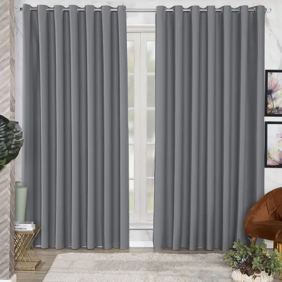 Cortina blackout de tecido 2,80x2,30 - Feffo Cortinas