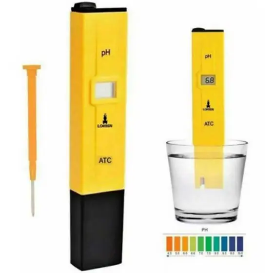 Medidor Ph Portátil Água Digital Piscina Aquário Cloro 933 - Lorben