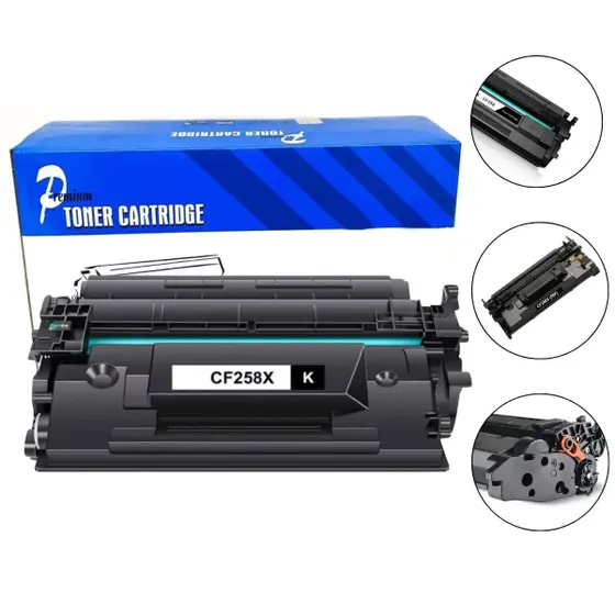 Toner Compatível CF258X 58X 258X p/ M428FDW M404DW M428DW M404N Com Chip - PREMIUM