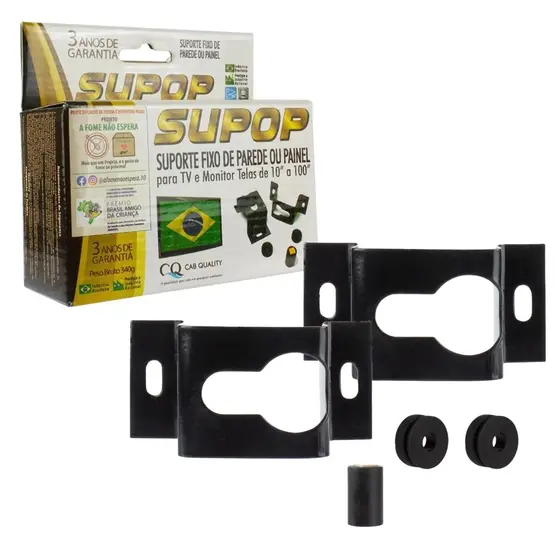 Suporte Fixo ( PAREDE ou PAÍNEL ) Para Samsung Smart Tv 55" Qled 4k 55q70a Tela Sem Limites - Cab Quality