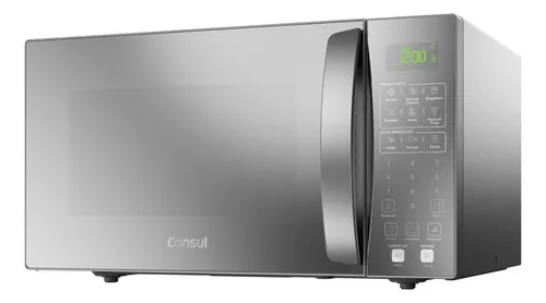 Micro-ondas Com Menu Fácil 32 Litros Cms46ar Cinza Espelhado Consul