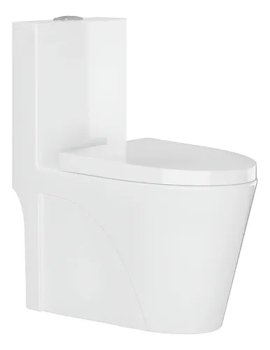 Vaso Sanitário Monobloco Caixa Acoplada Completo - Privada Cor Branco - VAB0002