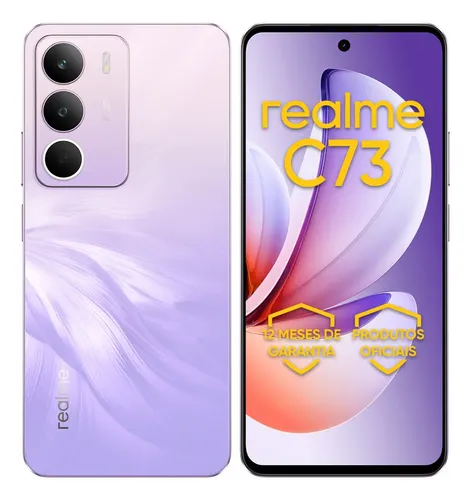 Celular Smartphone Realme C73 256gb 8gb Ram Dual Sim 120hz 6000mAh Violeta
