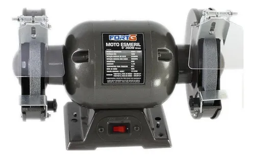Moto Esmeril de Bancada FortG 6 Polegadas 360W Bivolt 2 Rebolos Cobre