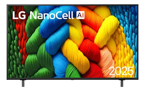 Smart TV 4K 55" LG NanoCell 55NANOA Processador α7 AI Ger8 4K Super Upscaling Google Cast Alexa Integrado Controle AI Smart Magic WebOS 25