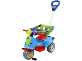 Triciclo Infantil Avespa Colorido ProteÇÃo Lateral E Haste - Maral