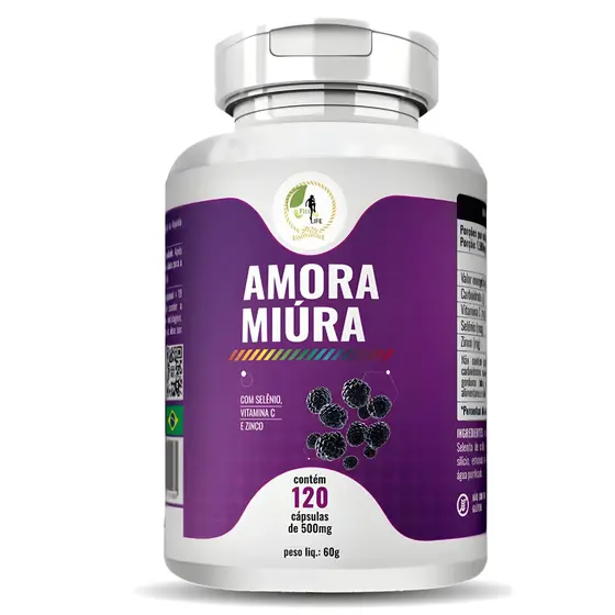 Amo ra Miú ra 120 Vit. C Selênio Cáps Fits Life