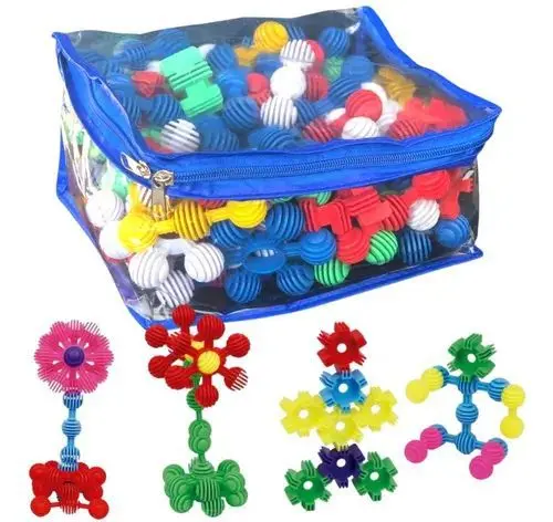 Blocos De Montar Encaixes Mágicos Criativo Educativo 100 Pçs - original shop brasil