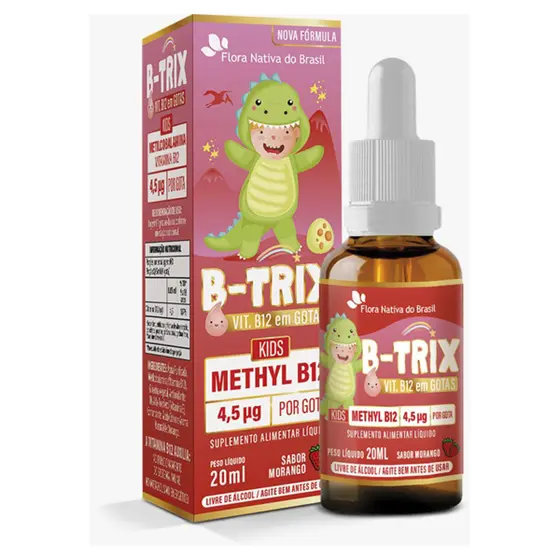 Vitamina B12 Em Gotas B-Trix Baby & Kids 20ml - Flora Nativa