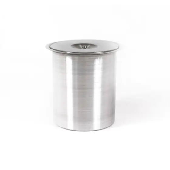 Lixeira Pia Cozinha Embutir Granito Inox Alumínio Luxo 5 Lts - Inovar Metais