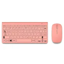 Kit Teclado + Mouse Wireless usb Sem Fio Ergonômico Pc Notebook Abnt Com Ç WB-8066 - JDMAZINE
