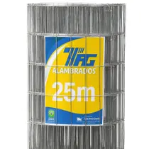 TELA SOLDADA TAG MALHA 5x10cm FIO 1,90mm RL 25X1,2m - TAG ALAMBRADOS