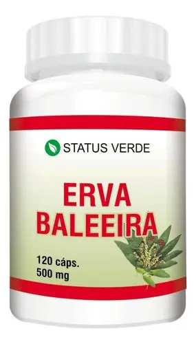Erva Baleeira Pura Natural 120 Cápsulas 500mg - Suplemento Natural