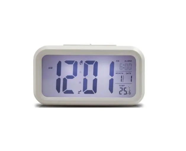 Relógio Digital Calendário Despertador Cabeceira e Mesa Sensor de Temperatura - YN CLOCK