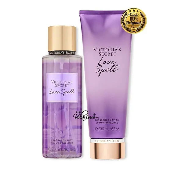 Kit victoria secret love spell original importado - VICTORIA'S SECRET