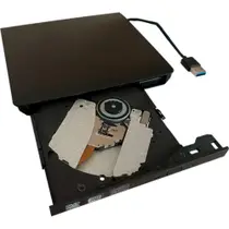 Gravador Dvd Leitor Externo Notebook Pc 3.0 Usb Slim Portáti - FIRST OPTION