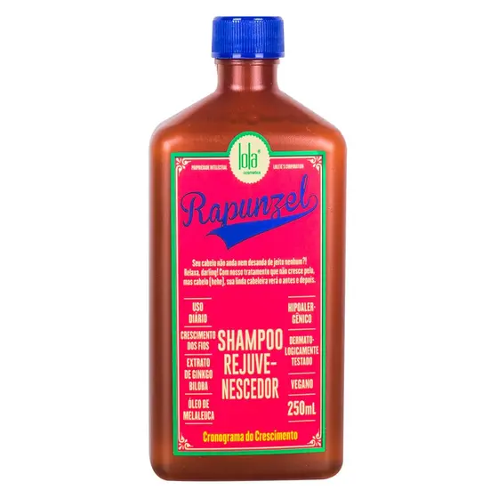 Shampoo Lola Cosmetics Rapunzel Rejuvenescedor - Lola From Rio