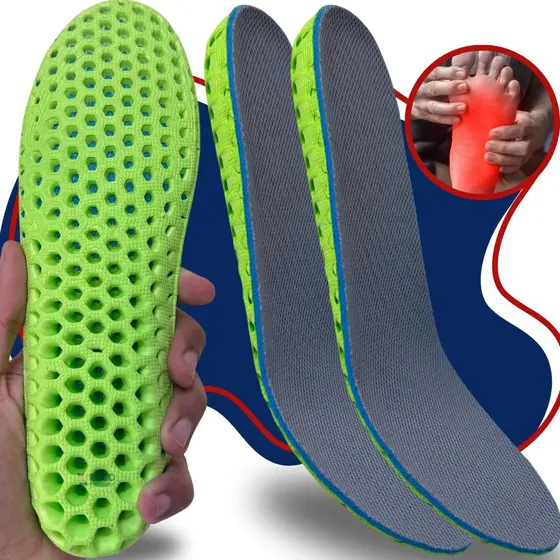 Palmilha Anti Impacto Para Correção da Fascite Plantar e Esporão Calcâneo Original - Ergo Premium