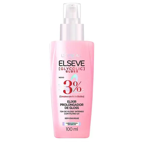 Sérum Prolongador de Gloss Elixir Elseve Glycolic Gloss