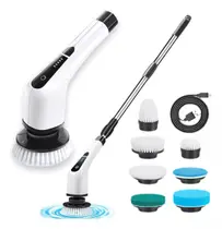 Escova De Limpeza Ajustável Janela Banheiro e Cozinha Ferramenta7 em 1 Recarregável-envio imediato - ESFREGAO 7 EM1