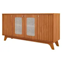 Buffet Para Sala De Jantar Em Mdf Com Tela Isa Cimol Cinamomo - CIMOL MOVEIS