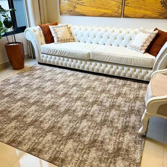 Tapete Mesclado Lindo 2,00x1,40 Para Sala Com Antiderrapante - Casa Decor