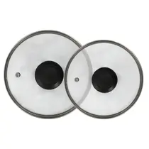 Jogo Tampas Vidro Avulsas Para Panelas Frigideira 28cm 32cm - Idea