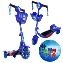Patinete PJ Mask Para Crianças Scooter 3 Rodas Brinquedo. - DM Toys
