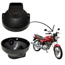 Carcaça Farol Para Moto Titan Fan 125 A Partir do ano 2000 Preto - New