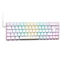 Teclado Mecânico Gamer Husky HailStorm, 65%, RGB, Switch Gateron Red, ABNT2, Branco - HTG002BRVR
